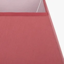 AbatJour Quadrado em Seda Vermelho