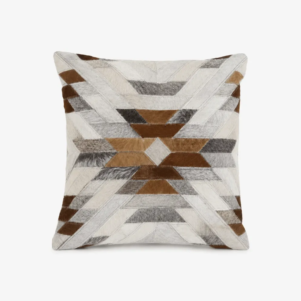 Almofada de Pele Geométrico 40x40