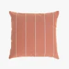 Almofada de Riscas Terracota 45x45
