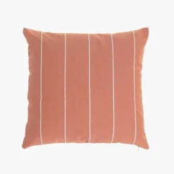 Almofada de Riscas Terracota 45x45