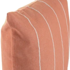Almofada de Riscas Terracota 45x45