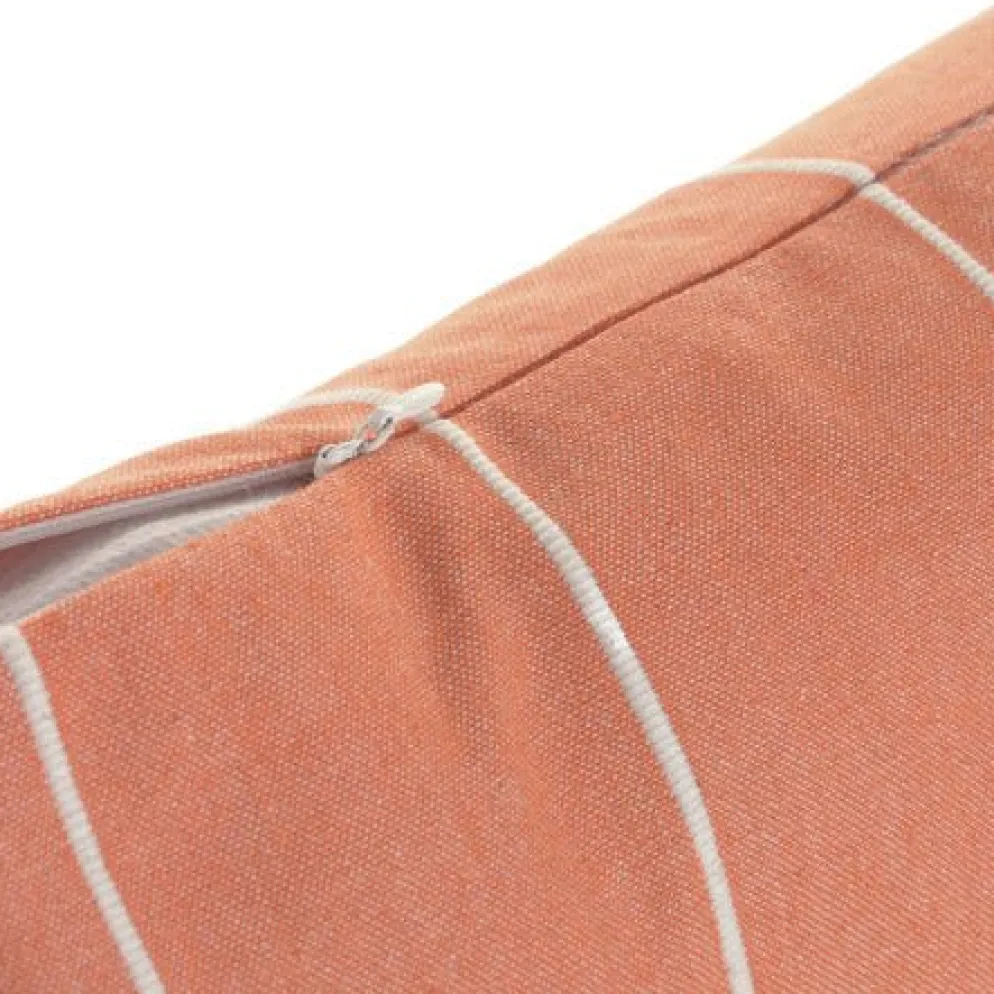 Almofada de Riscas Terracota 50x30