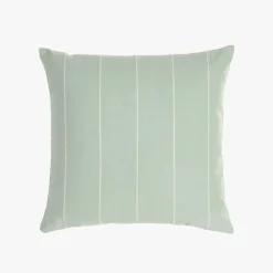 Almofada de Riscas Verde Água 45x45