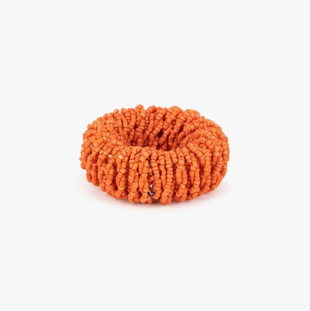 Anel de Guardanapo Missangas Laranja