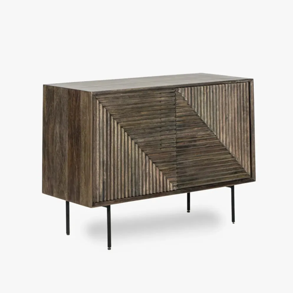 Aparador Geométrico Duas Portas 100x39,5x70 cm