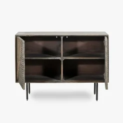 Aparador Geométrico Duas Portas 100x39,5x70 cm