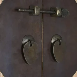 Armário de Madeira com Fechadura Circular Oriental 180 cm