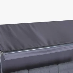 Baloiço de Exterior com 3 lugares Preto