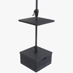 Base de Chapéu de Sol com Mesa de Apoio Preta