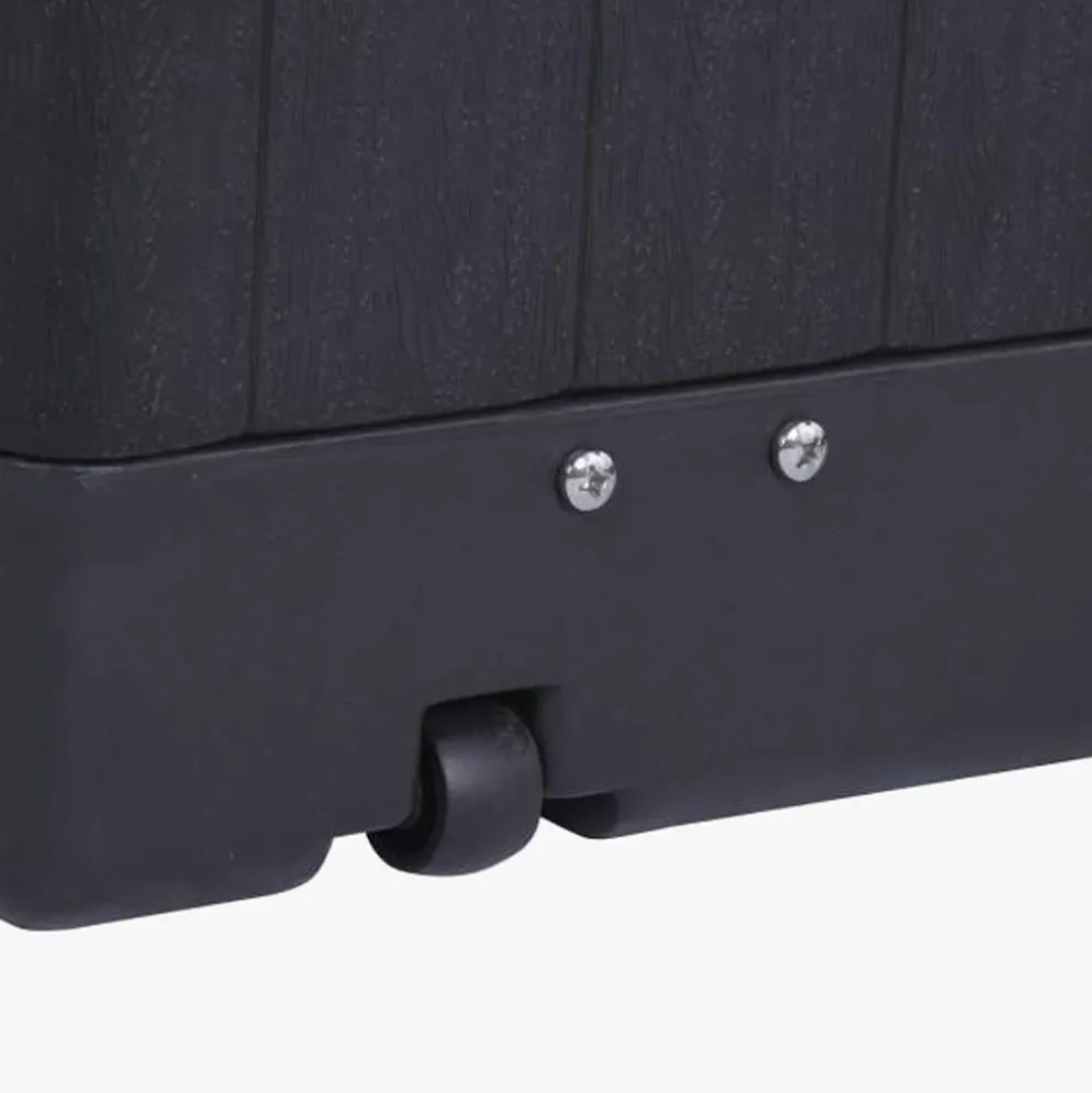 Base de Chapéu de Sol com Mesa de Apoio Preta