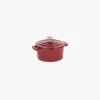 Caçarola Mini de ferro fundido Vermelha D10 cm