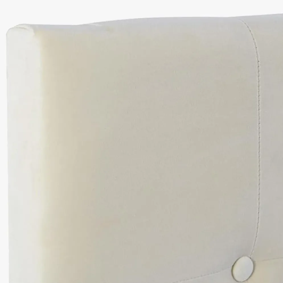 Cabeceira Cama Capitoné Creme 159 cm