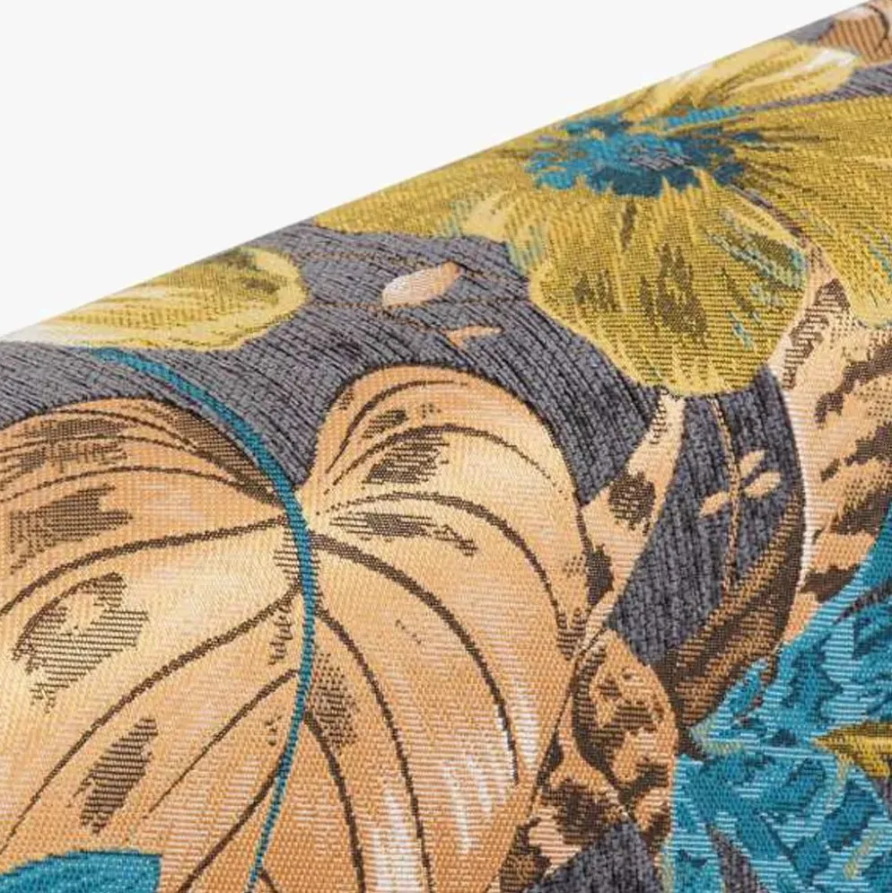 Cabeceira Cama Estofada com Padrão Floral 160 cm