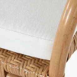 Cadeira de Bambu e Rattan Natural