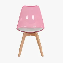 Cadeira Efeito Luminoso Rosa