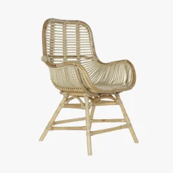 Cadeirao Alto de Rattan 62x62x92