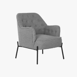 Cadeirão Capitoné Cinza 65x73x79,5