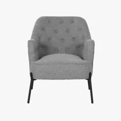 Cadeirão Capitoné Cinza 65x73x79,5