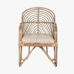 Cadeirão de Rattan e Bambu