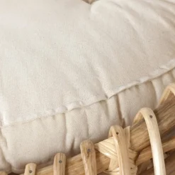 Cadeirão de Rattan e Bambu