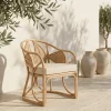 Cadeirão de Rattan Folha