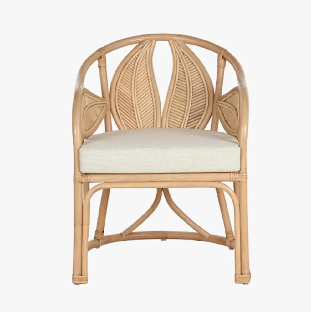 Cadeirão de Rattan Folha