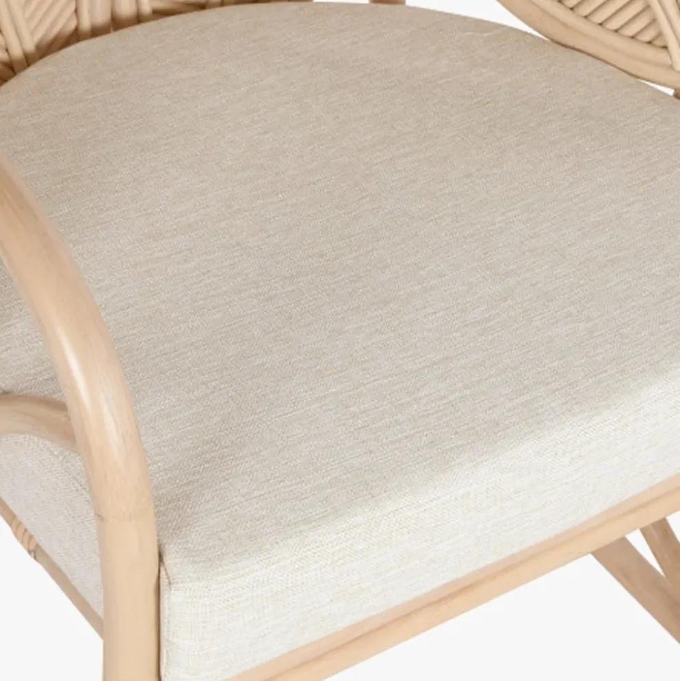 Cadeirão de Rattan Folha