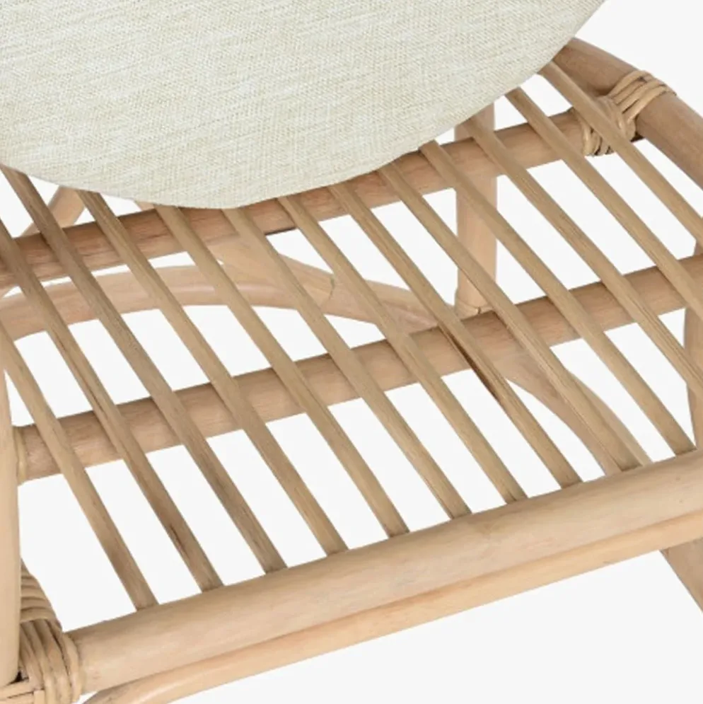 Cadeirão de Rattan Folha