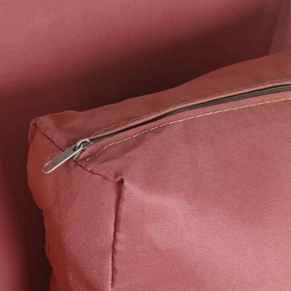 Cadeirão em Metal Branco e Rattan Rosa 99x71x147