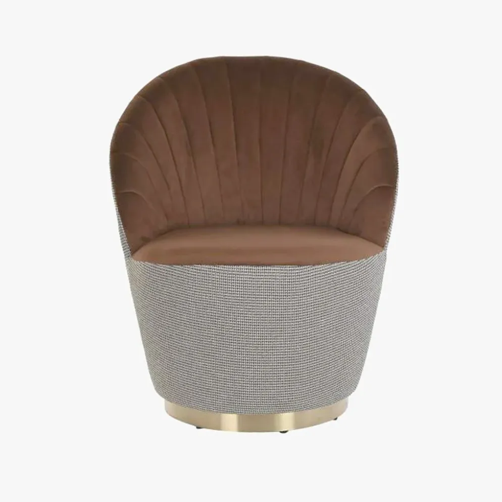 Cadeirão Padrão Castanho 69x69x85