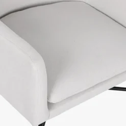 Cadeirão Pé Metal Bege 66x62x75