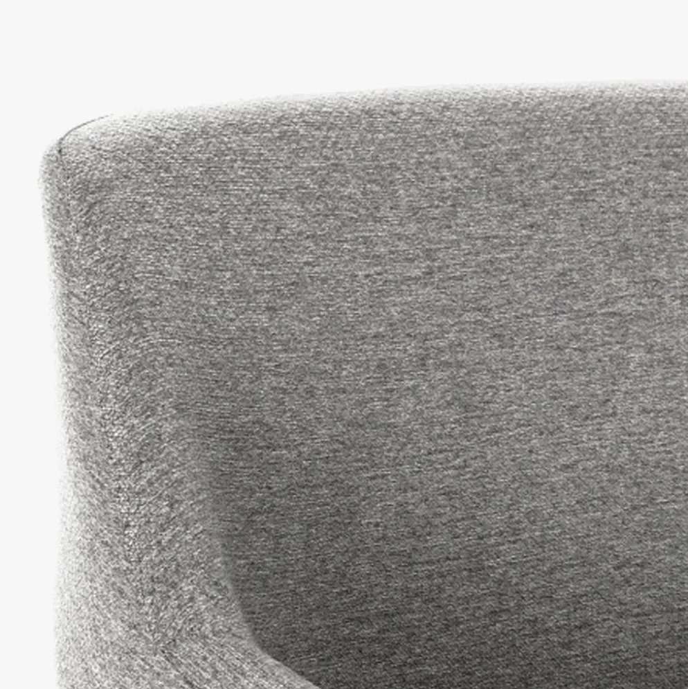 Cadeirão Pé Metal Cinza 66x62x75
