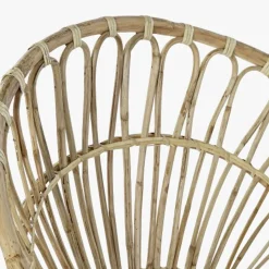 Cadeirão Redondo de Rattan 77x58x85