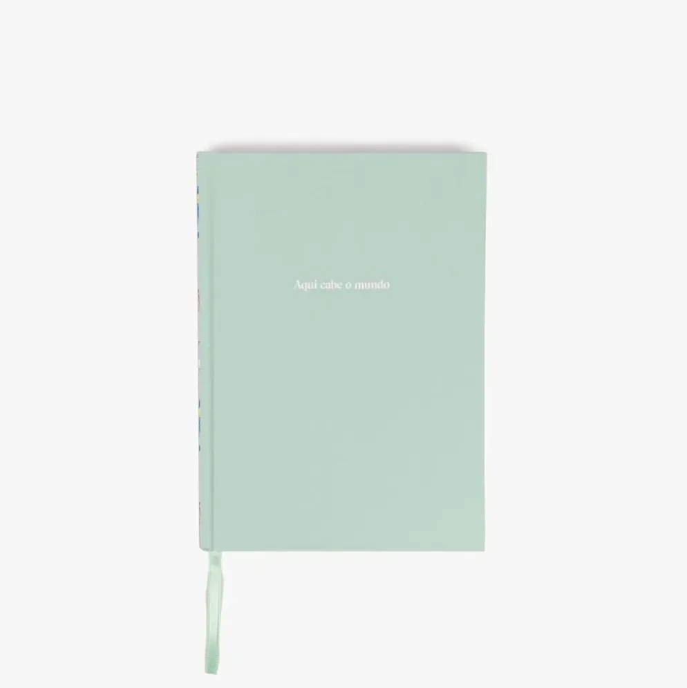 Caderno Journal Verde Capa Dura A5