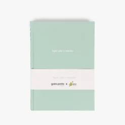Caderno Journal Verde Capa Dura A5