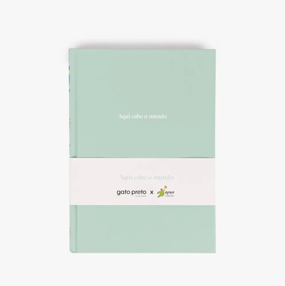 Caderno Journal Verde Capa Dura A5