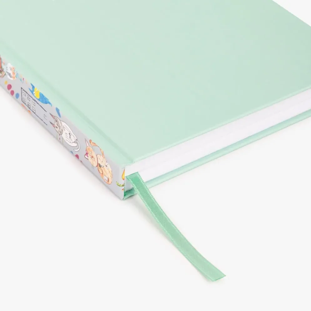 Caderno Journal Verde Capa Dura A5