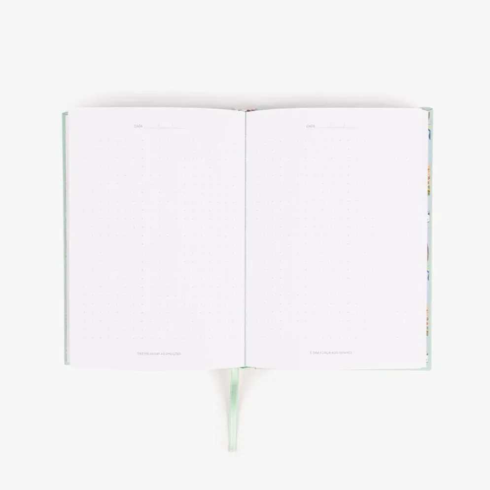 Caderno Journal Verde Capa Dura A5