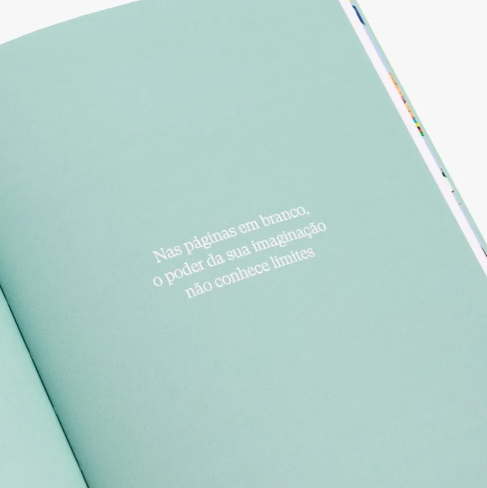 Caderno Journal Verde Capa Dura A5
