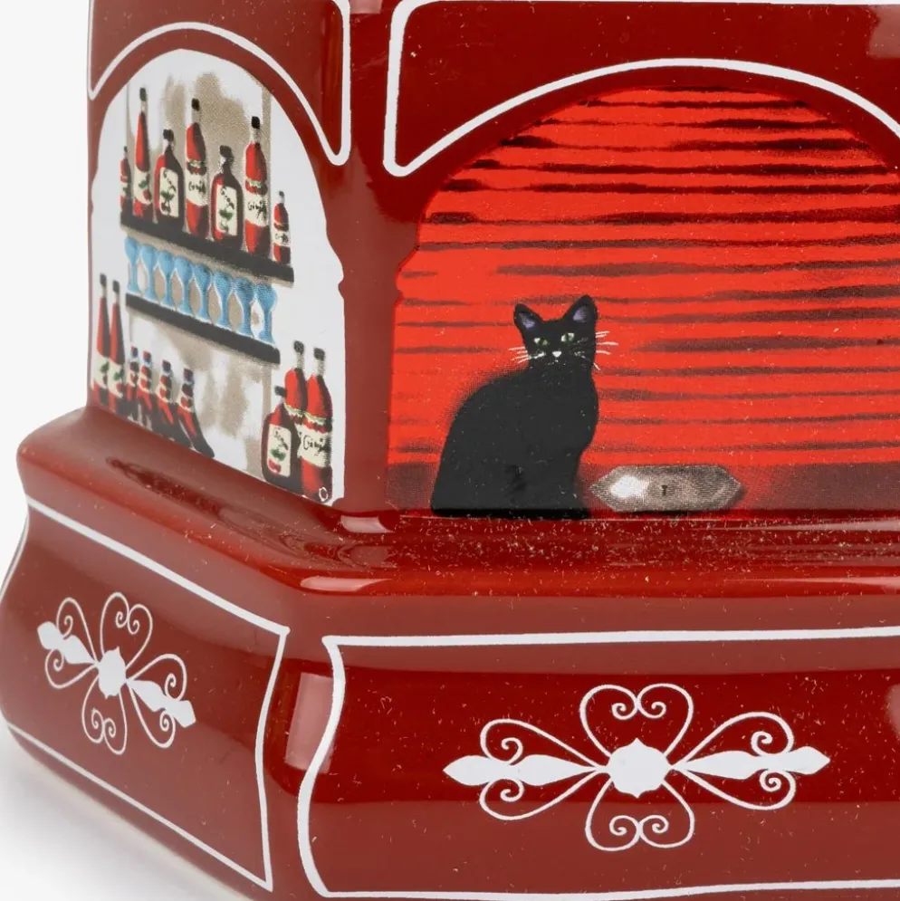 Caixa Decorativa Vermelha Quiosque de Ginjinha