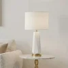 Candeeiro de Mesa Branco 62 cm