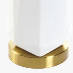 Candeeiro de Mesa Branco 62 cm