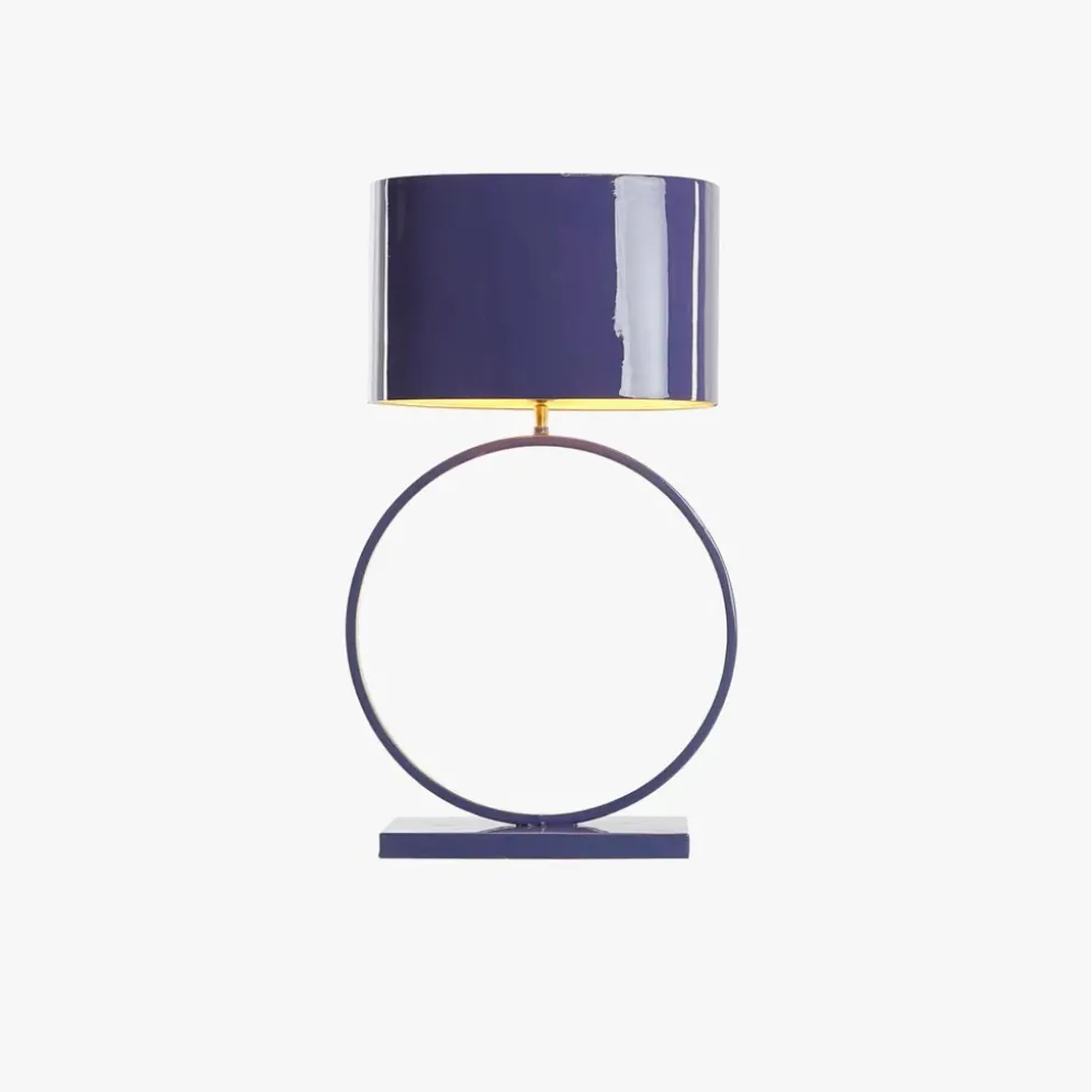 Candeeiro de Mesa Círculo Roxo