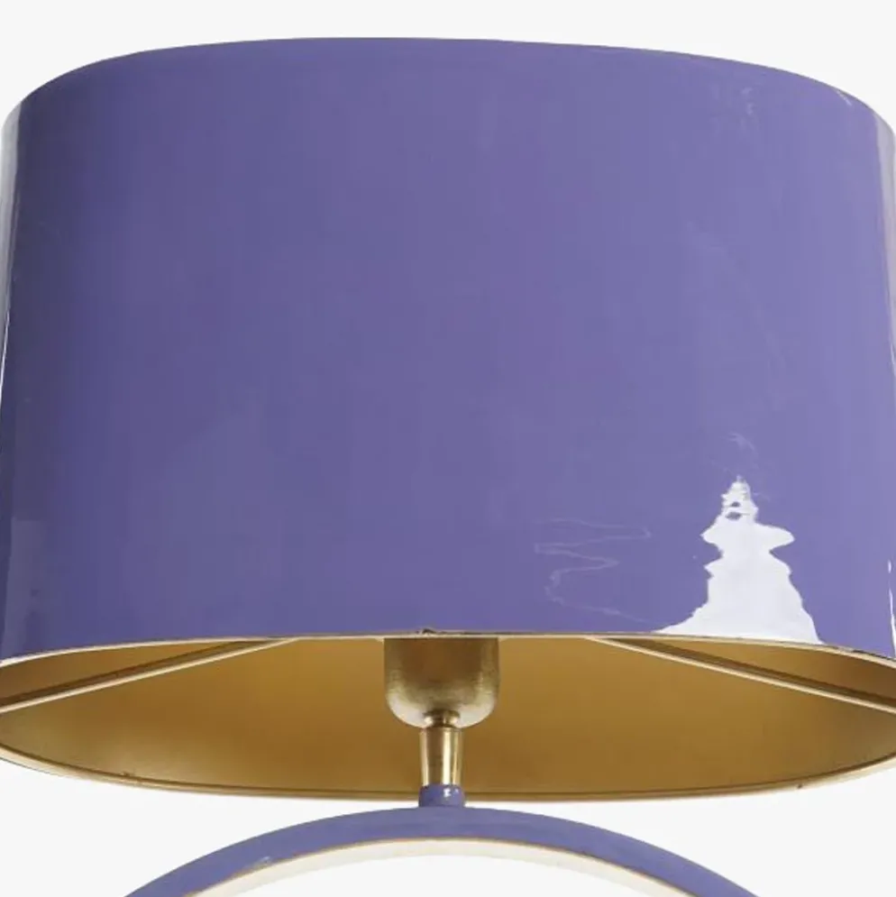Candeeiro de Mesa Círculo Roxo