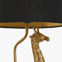 Candeeiro de Mesa Girafa Dourada