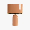 Candeeiro de Mesa Lacado Rosa 52 cm