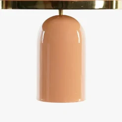 Candeeiro de Mesa Lacado Rosa 52 cm