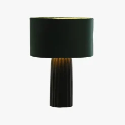Candeeiro de Mesa Preto 37 cm