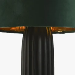 Candeeiro de Mesa Preto 37 cm