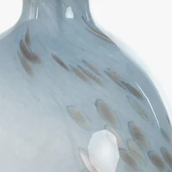 Candeeiro de Mesa Vidro Azul